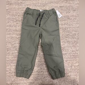 NWT Gap Toddler Olive Green Jogger Pants